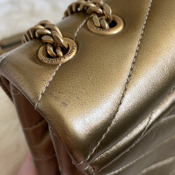 YSL Loulou Small Quilted Chain Bag - Picture 16 of 17